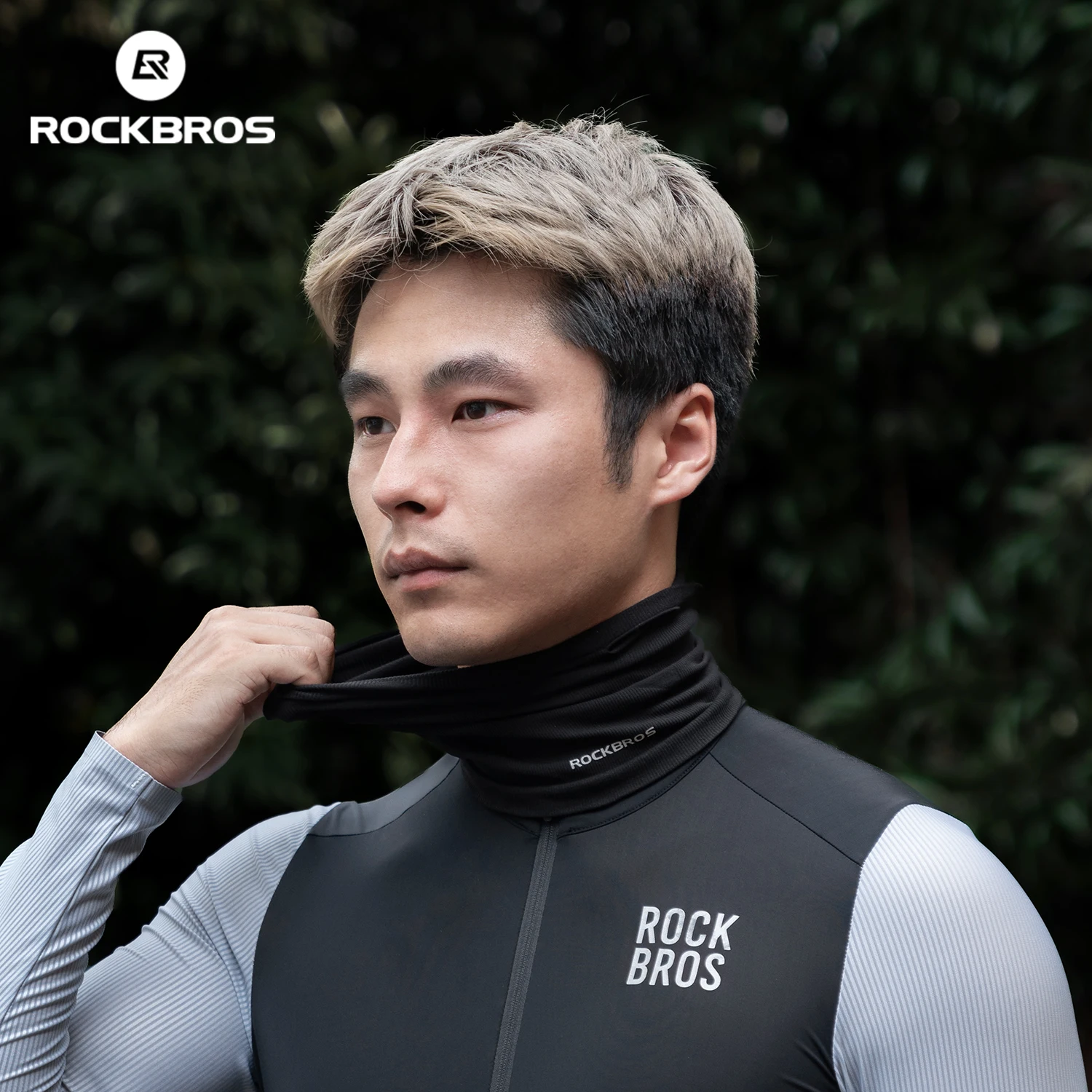 Cycling Masks Bandana Face Mask Balaclava ROCKBROS Warmer Outdoor Hiking Ice Silk Mask Comfortable Seamless Protection Scarf