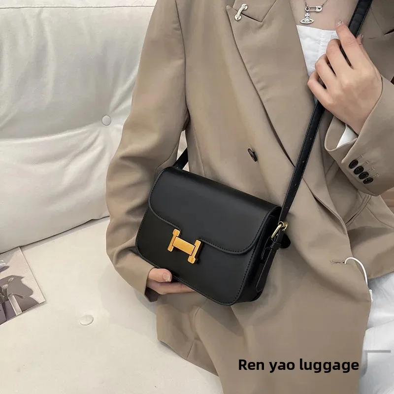 Fashion RetroSingle Shoulder BagsFor WomenCasual CommuterSmall Square BagsCrossbody BagHigh Sense Versatile Handbags