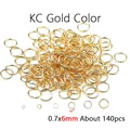 14K Gold 6mm 140pcs