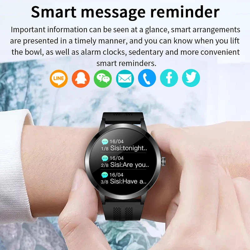 2023 ʹ Ʈ ġ  1.32 &AMOLED 360*360 HD ȼ ÷  ̾ ȣ ˸ Smartwatch  + 