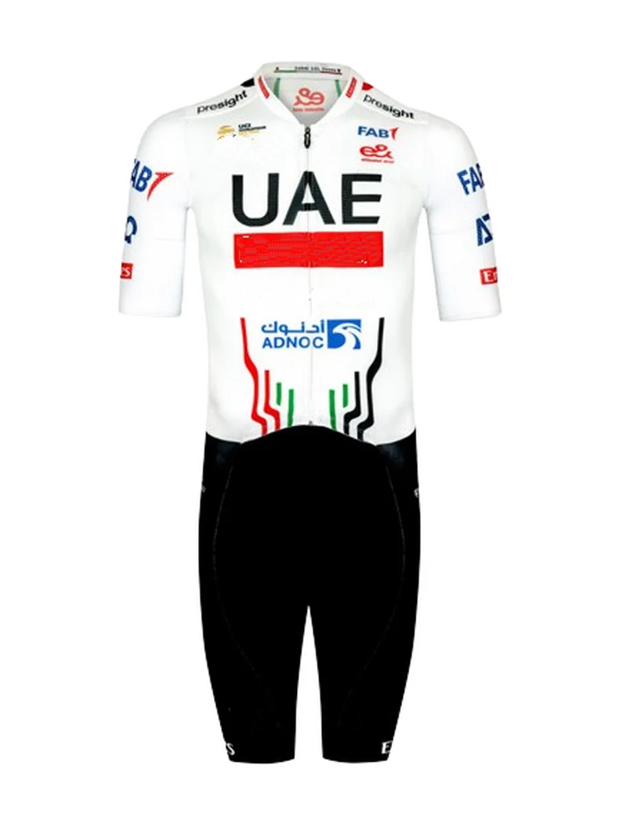 LASER CUT Skinsuit 2024 UAE Team Bodysuit SHORT 2