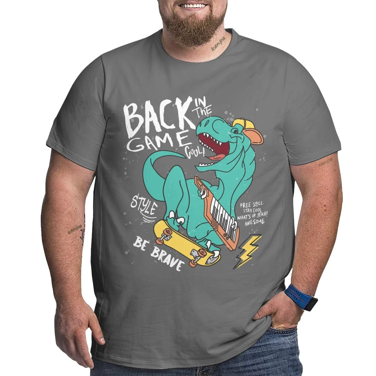 

Футболка мужская оверсайз с принтом дракона, модная тенниска из хлопка с коротким рукавом, размеры 5XL, верхняя одежда