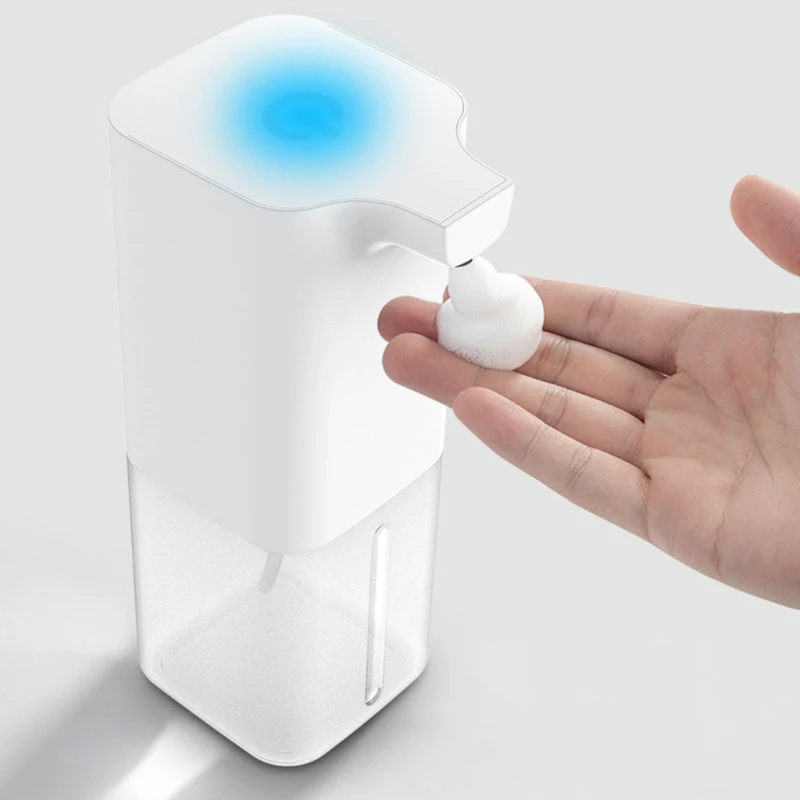 

350ml Automatic Foaming Soap Dispenser with Effervescent Disinfectant Tablet USB Charging Touchless Infrared Hand Drop Shipping