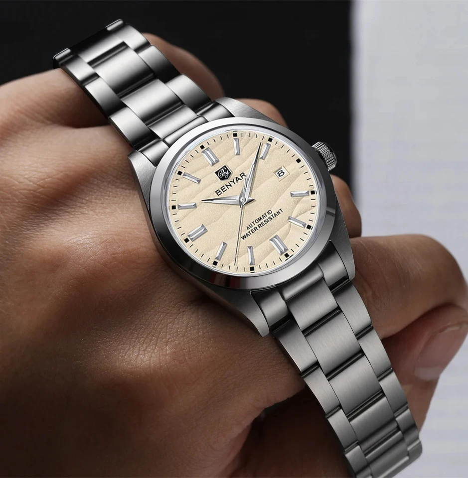 BY BENYAR Orologio meccanico da uomo Movimento automatico