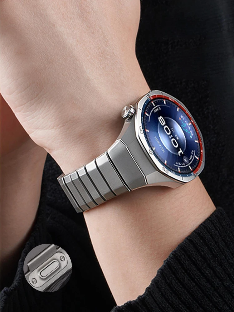 Premium Titanium Band for Smartwatches - Seamless Design Bracelet Strap