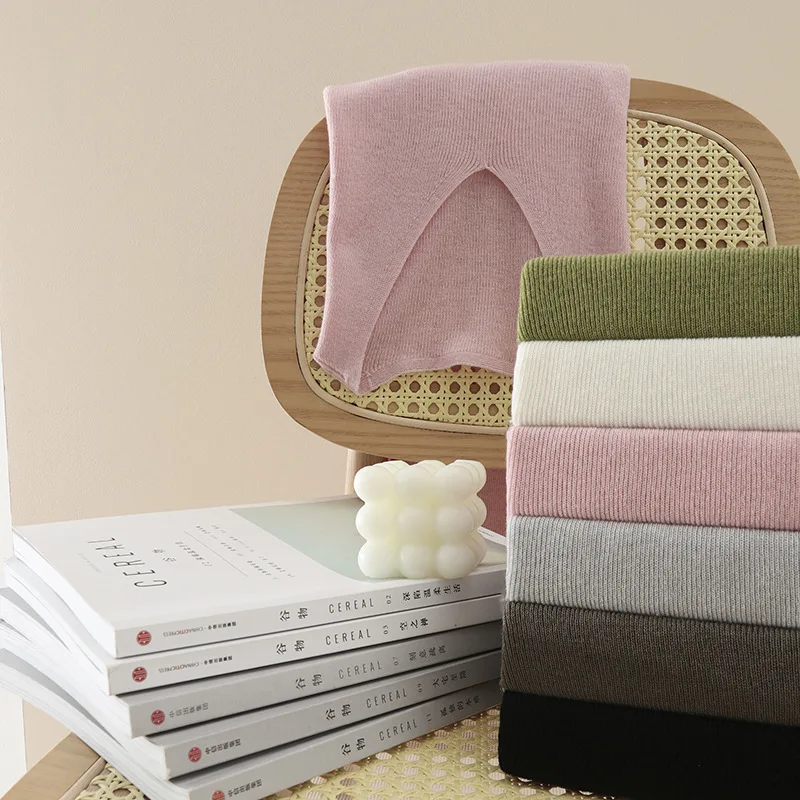 

Autumn Winter Women Seamless 32% Wool Sweater Elegant Slim Long Sleeve Basic Bottom Knit Tops