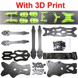 APEX DC O3 5 Carbon Fiber FPV Frame Kit (With Print)