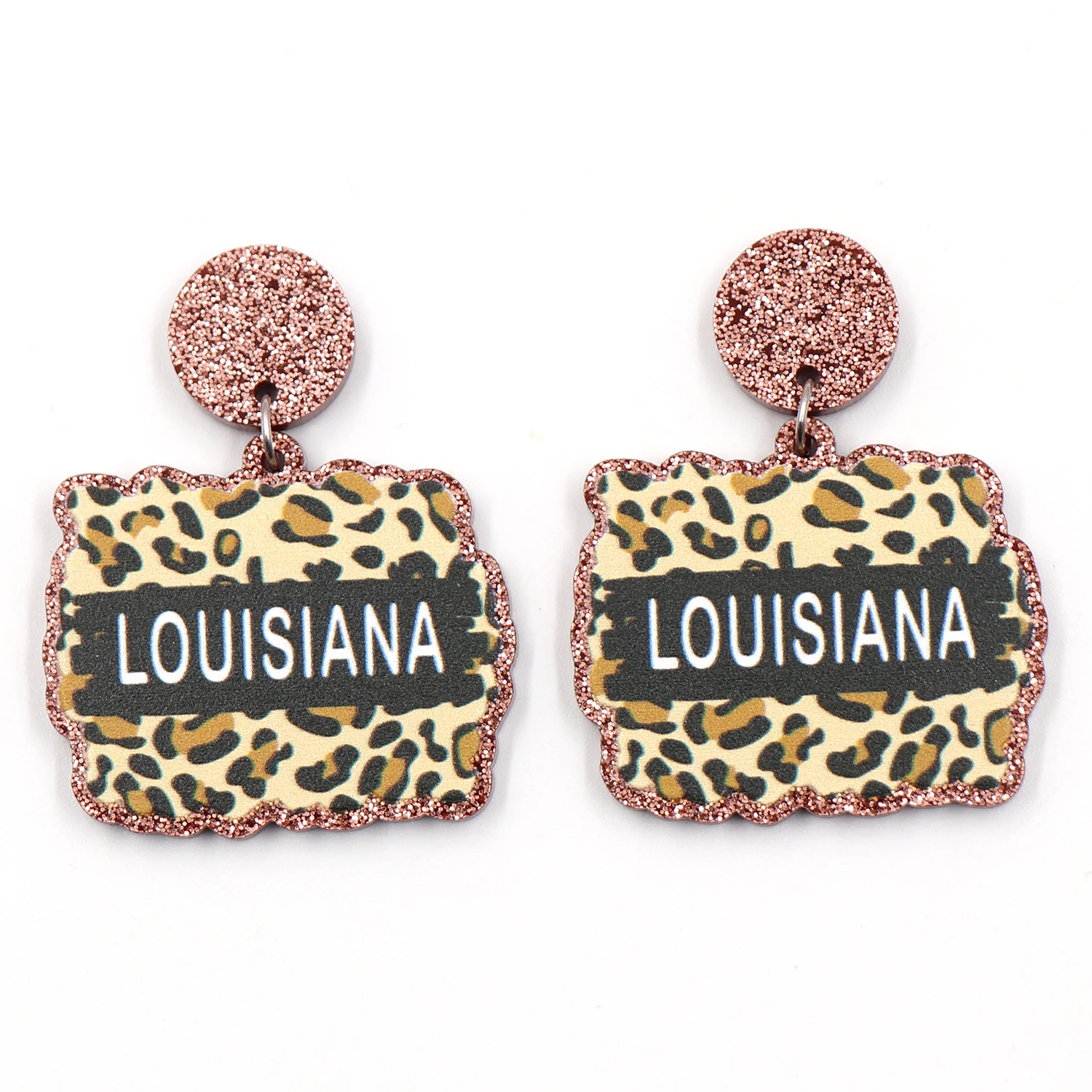 Louisiana State Keychain: Handcrafted Embroidered Souvenir to 