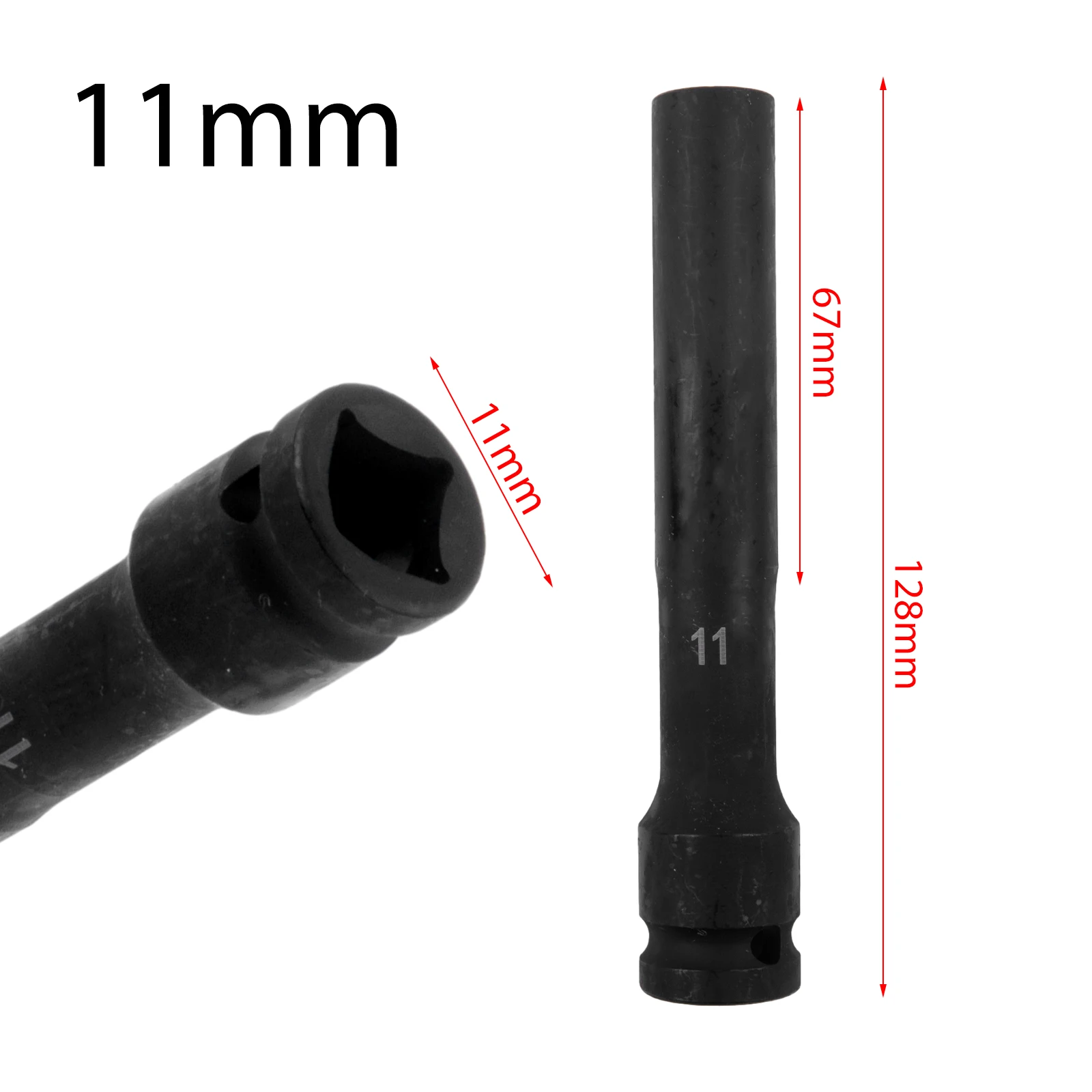 1/2 Stick Sockel Schlagschrauber Hex Buchse Kopf 8-24mm Adapter Spanner Konverter Düsen Mutter Fahrer Bit set Hand Werkzeuge – Detail 8