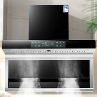 Range Hood For Kitchen Stainless Steel High Suction Automatic Washing Kitchen Touch Control Kitchen Extractor Hood Ventilator 1