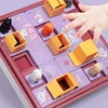 Montessori Kids Education Learning Toy Cat Express Box Board Game Puzzle Logic Game IQ Training Spatial Planning Animal Theme 4