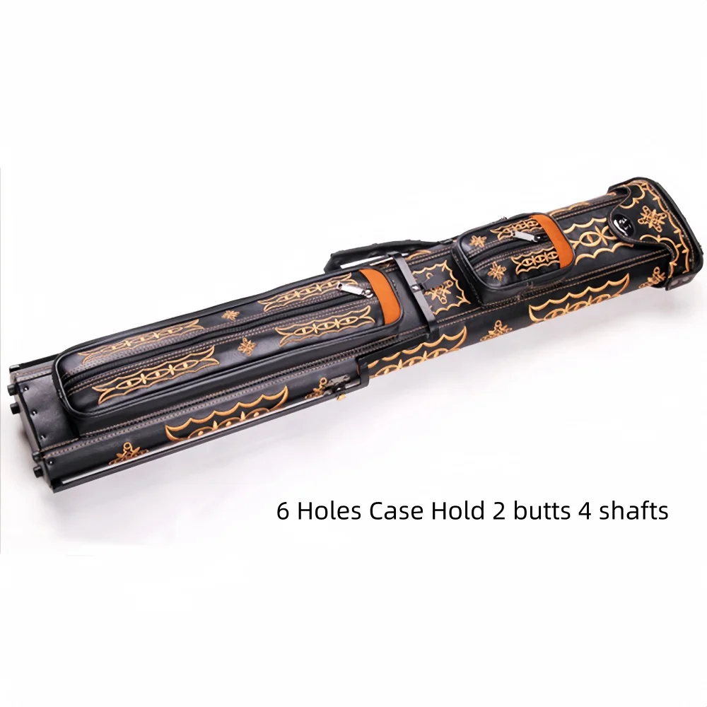 手作りの革製ケースホルダー,デラックスキュー,ビリヤードプール