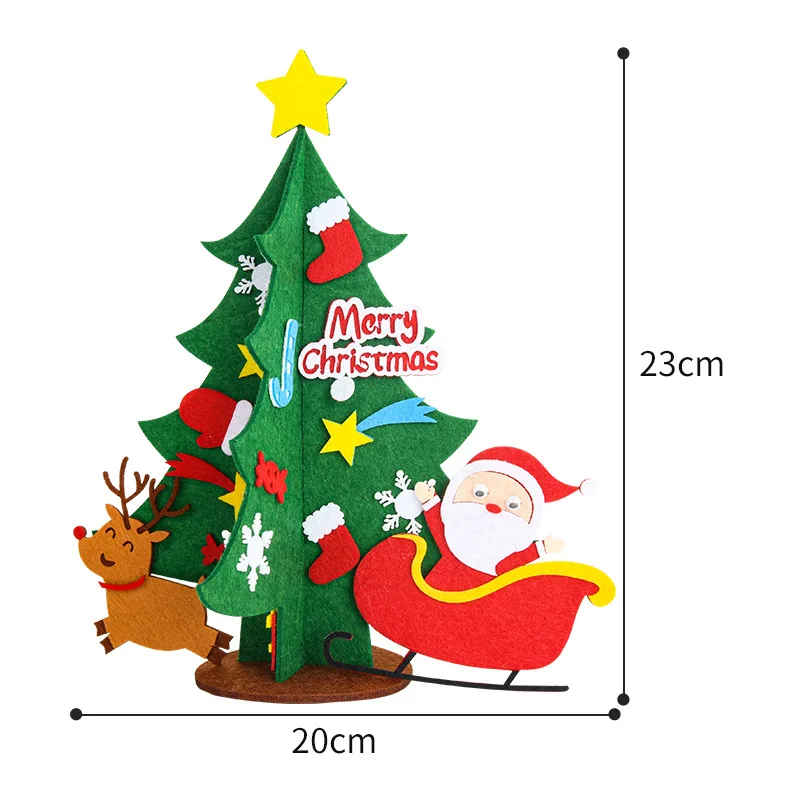 Kerstdecoratie Kerstboom Voor Huisdecoratie Kerstmis Nieuwjaar 2023 Navidad Feestversieringen Kids Handgemaakte Ambachten Diy Cadeau Accessoire