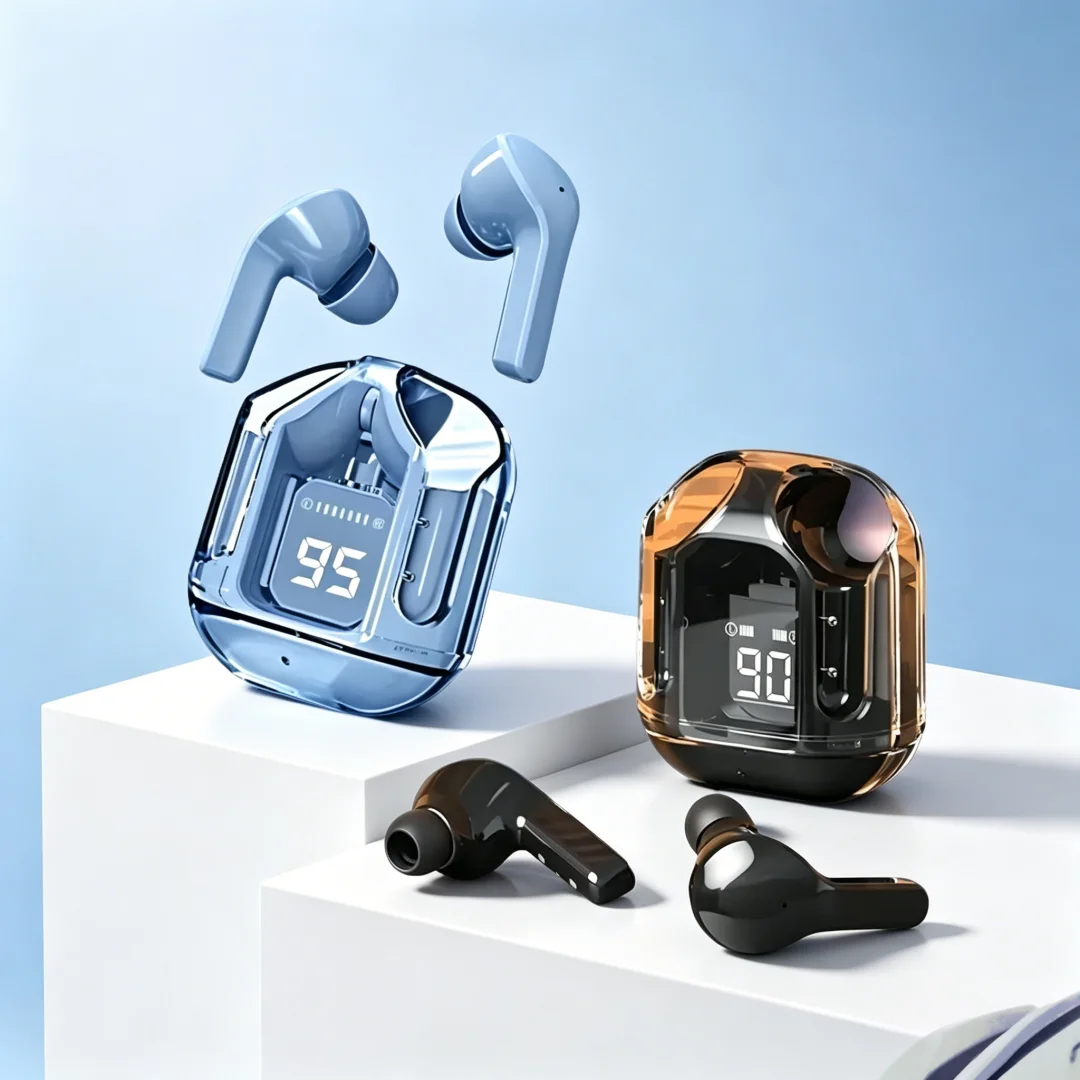 T2 Mini-Ohrhörer mit LED-Anzeige für Akku und Stromversorgung, kabelloses TWS-Headset, Stereo-Bluetooth-Kopfhörer, 5,3-Zoll-Kopfhörer_voghion.com