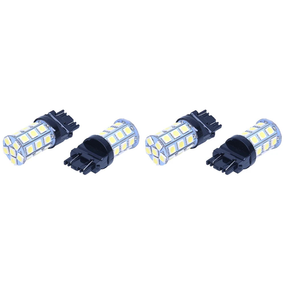 

4X T25 W21/5W 3157 7443 XENON White 27 5050 SMD LED BULB 12V Lamp CAR Light