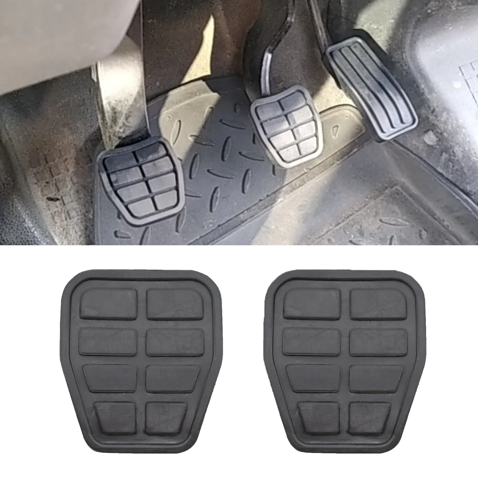 VEGO Clutch & Brake Pedal Rubber Covers - Genuine 465310981R, 2x4423 - Enhanced Grip