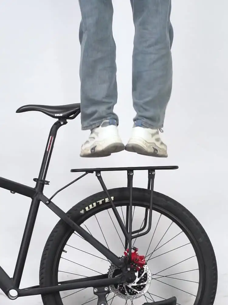 Portabiciclette da 20-29 pollici Portapacchi per bici Portapacchi posteriore Portapacchi in lega di alluminio Porta borse da sella Supporto per supporto con strumenti di montaggio  18