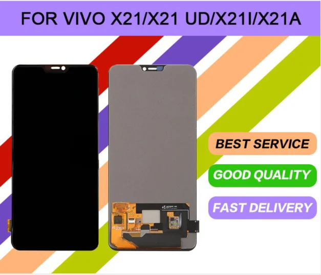 

OLED 6.28" For Vivo X21 LCD Display Touch Screen Digitizer NEW Assembly For Vivo X21A LCD Replacement 100% Test