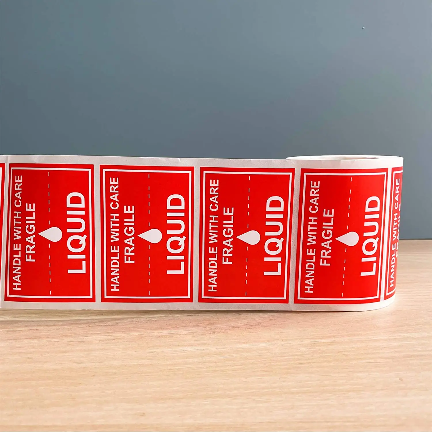 Manico Fragile Con Cura Delle Etichette Adesive Per L'imballaggio - Foto 2