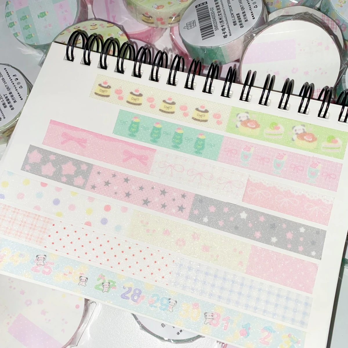 Charming Kawaii Panda Washi Tape for DIY Crafts & Scrapbooking