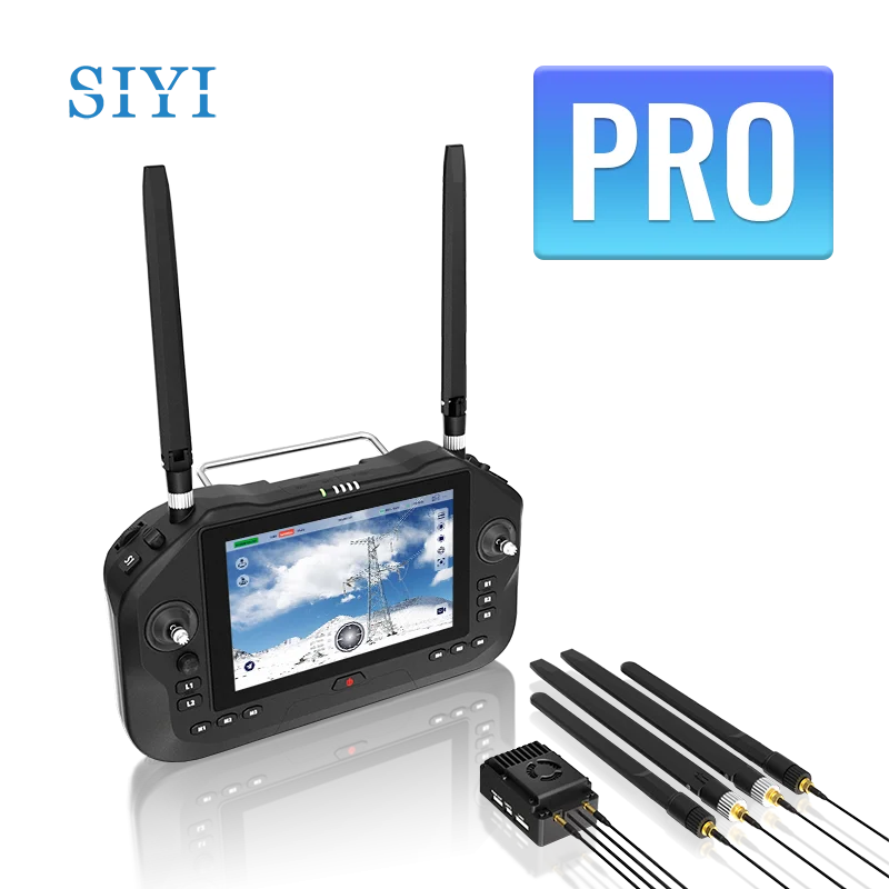 SIYI UniRC 7 / 7 Pro Dual Frequency 2.4 & 5 GHz Handheld Ground Station 40 KM Range