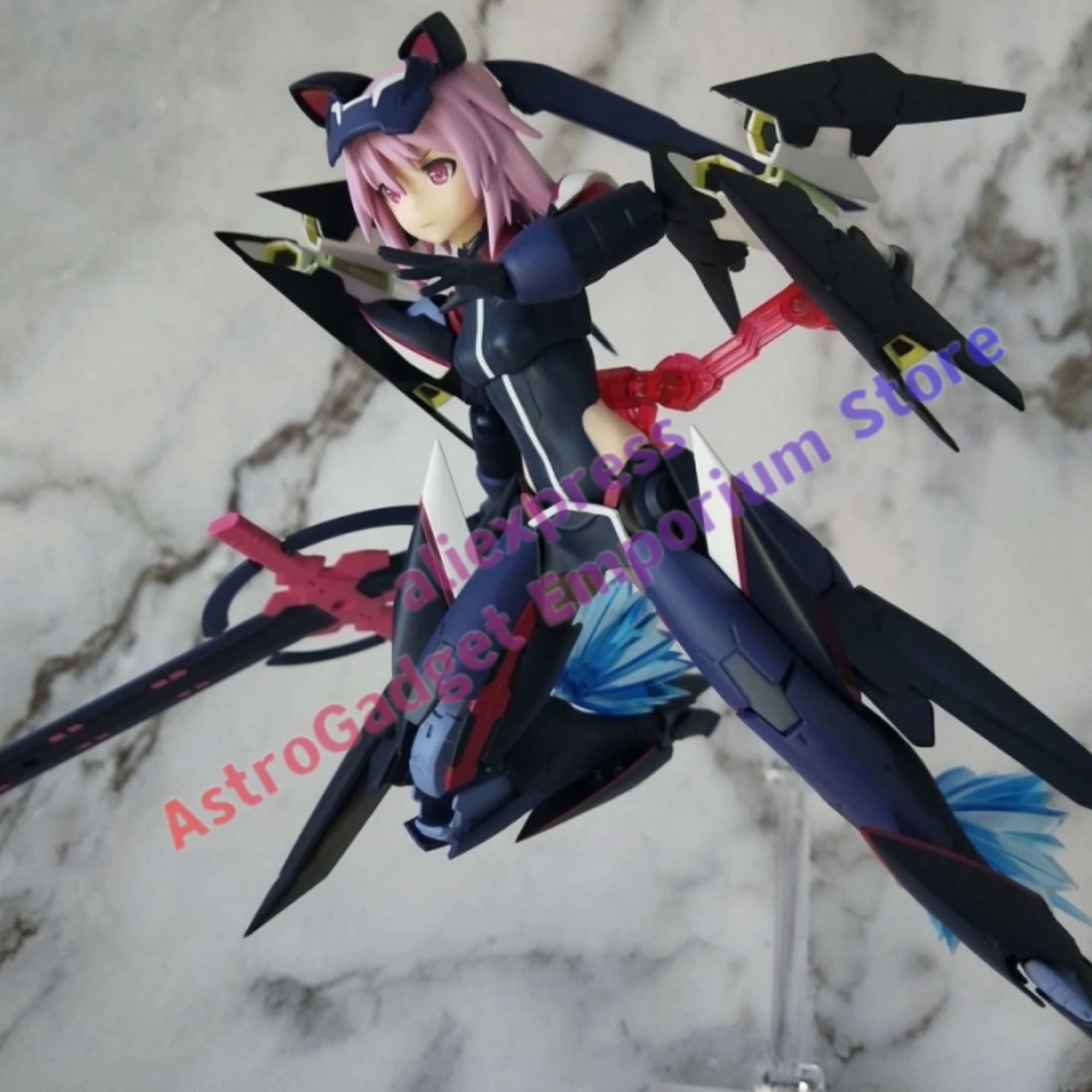 Original Max Factory Gsc Figma 504 Hirasaka Yotsuyu Brave Ver Alice Gear Aegis Anime Figure Model Action Toys Regali