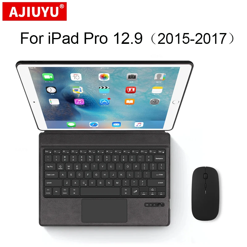 Keyboard Case For iPad Pro 12.9" 2015 1th 2th A1670 A1671 A1584 A1652 Tablet Bluetooth Keyboard Touch Pad Smart Cover