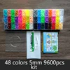 2.6/5mm Hama Beads Toy 24/72 Colors Perler Iron Beads Kit Kids 3D Puzzles DIY Toys Fuse Beads Pegboard Sheets Ironing Paper Set 3