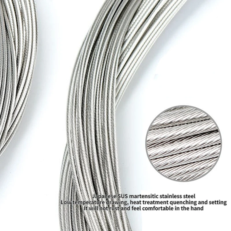 Set of 5/10 Bicycle Brake and Shifter Cables - 2M Inner Wire for Speed and Gear Management