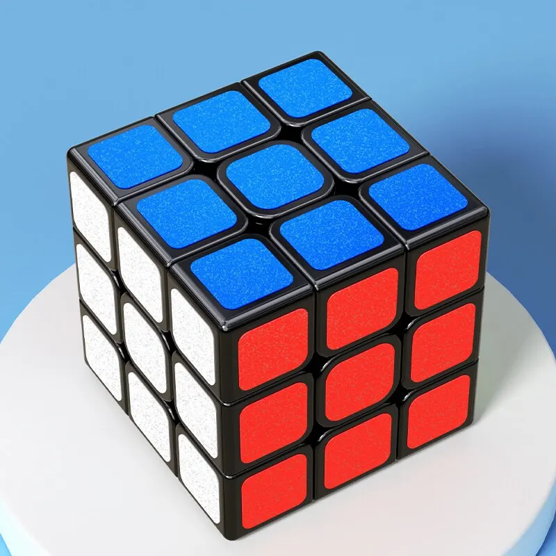 Puzzle Cube Magic Cube 3x3 Frosted Texture Sticker Educational Toys Children Puzzle Toys Designated For Competition Cubes