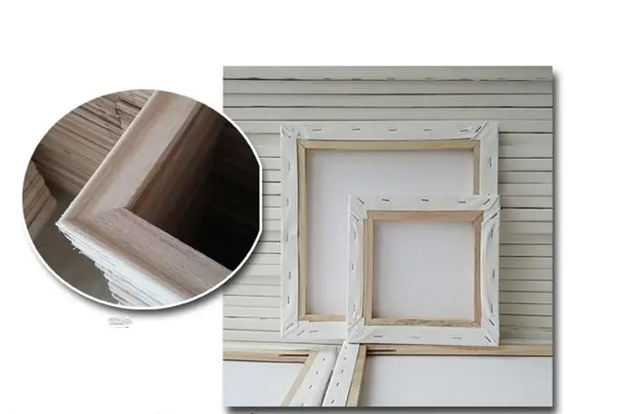 10*10cm Mini 100% cotton 300g blank canvas board 4in*4in