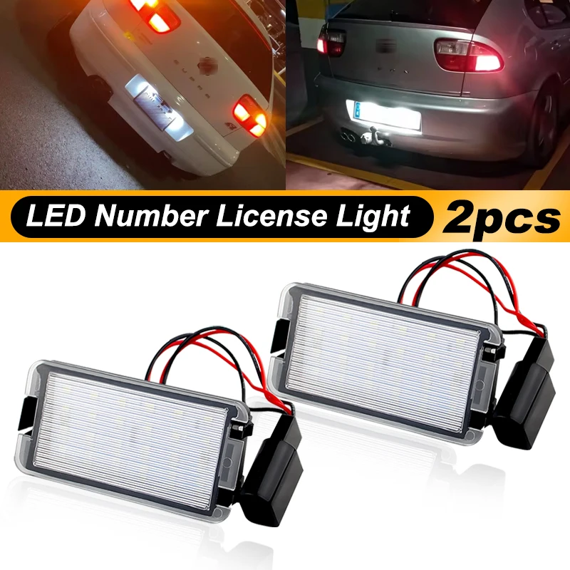 แผ่นป้ายทะเบียน LED สีขาว สำหรับรถยนต์