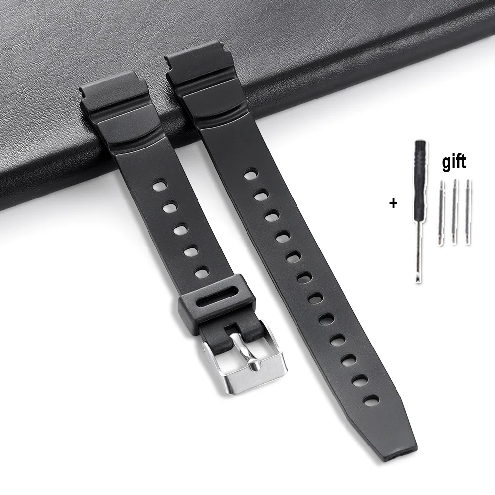 Unisex Black Resin Waterproof Silicone Sports Wristband with Tool