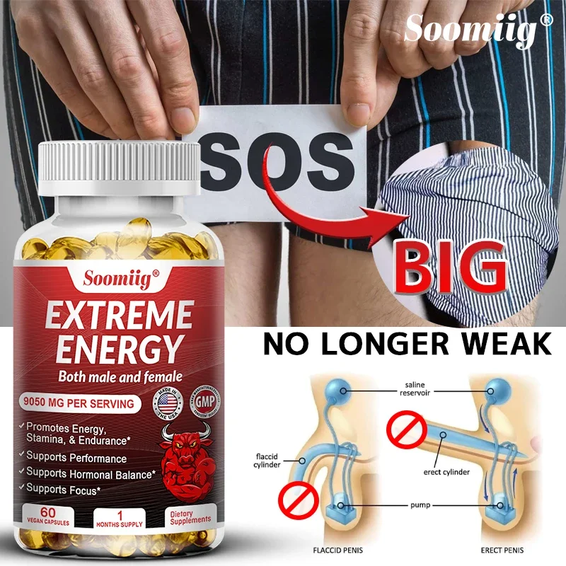 

Soomiig Nutritional Supplements for Men and Women Help Performance, Energy, Muscle Growth, Strength, Vitality - Overall Wellness