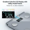Eight Electrode Body Fat Scale Intelligent Fat Measuring Analyzer Color Screen 180kg Bluetooth Weight Scale 4