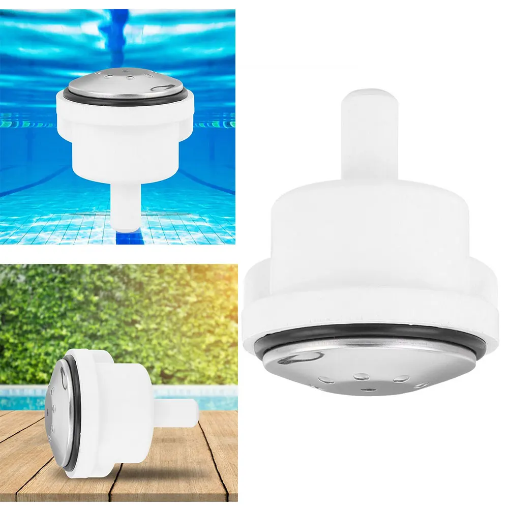 

9-hole Jet Nozzle Plastic Material Wear-resistant 5.5x4.8cm / 2.2x1.9in Bathtub Air Jet Detachable Design Spa Massage