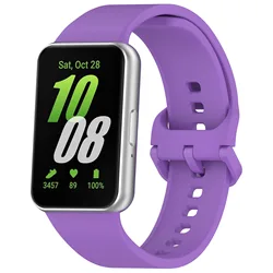 Silicone Sport Strap for Smartwatch - Durable Rubber Bracelet Accessory (Purple)