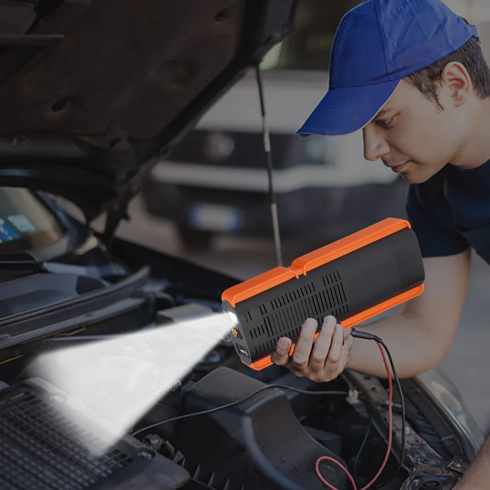 16000mAh Car Jump Starter 4 In 1 Pump Air Compressor 1400A Starting Device Power Bank 12V Digital Tire Inflator 150PSI car jump starter jump starter