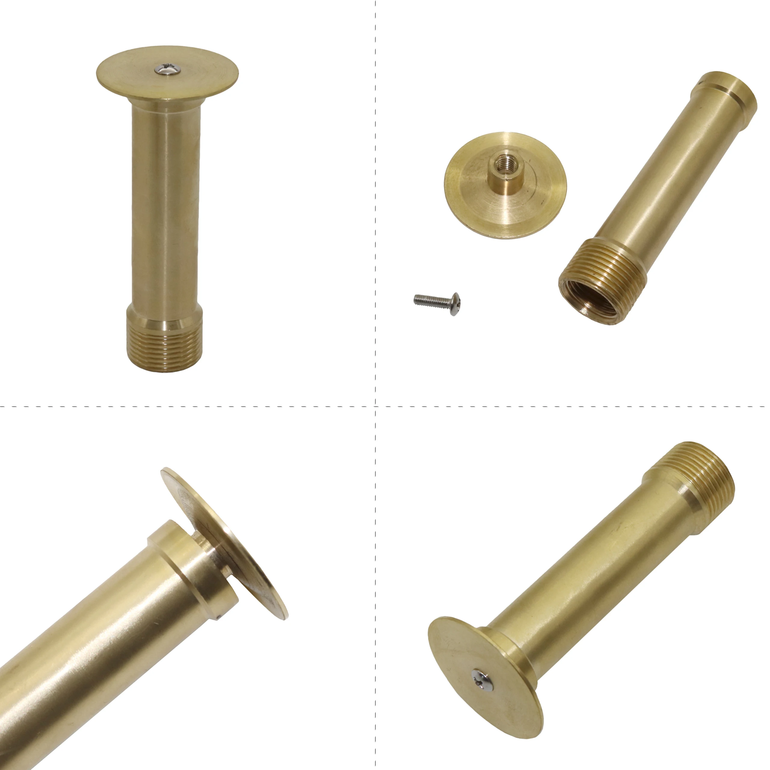 Fountain Nozzles 1/2" Female 3/4" Male Thread Mushroom Shape Stainless Steel Brass Sprinkler Nozzle Pool Pond Garden Landscaping Fountain