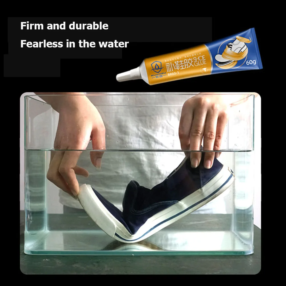 60ml Shoe Repair Special Glue Multi-Purpose Waterproof Super Quick-Drying Shoe Repair Resin Soft Glue Tools