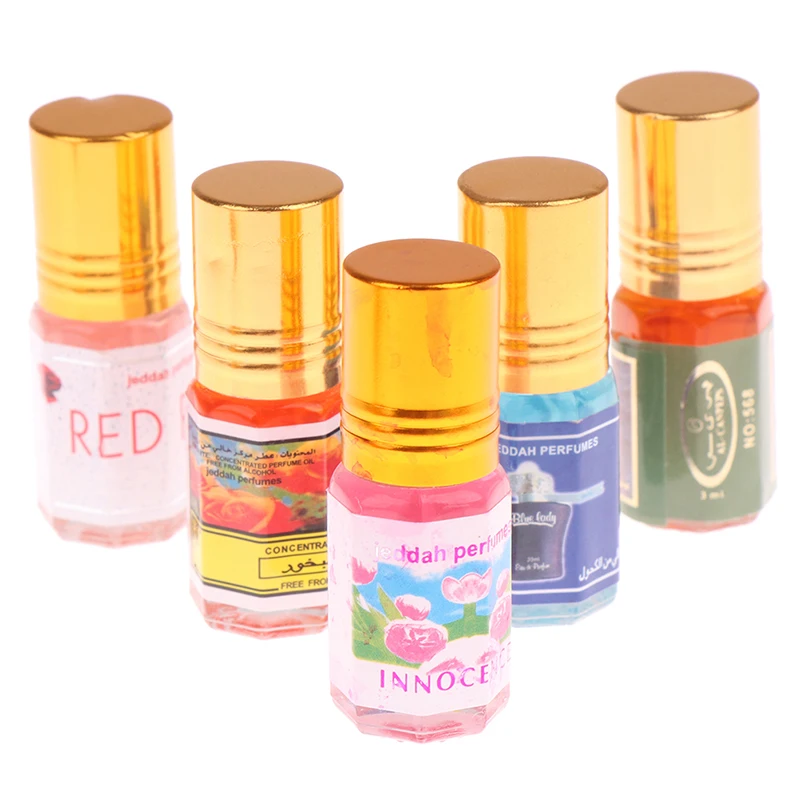 Muslim Roll On Perfume 3ML Fragrance Essence Oil Body Scented Long Lasting Alcohol Free Natural Floral Essential Oil