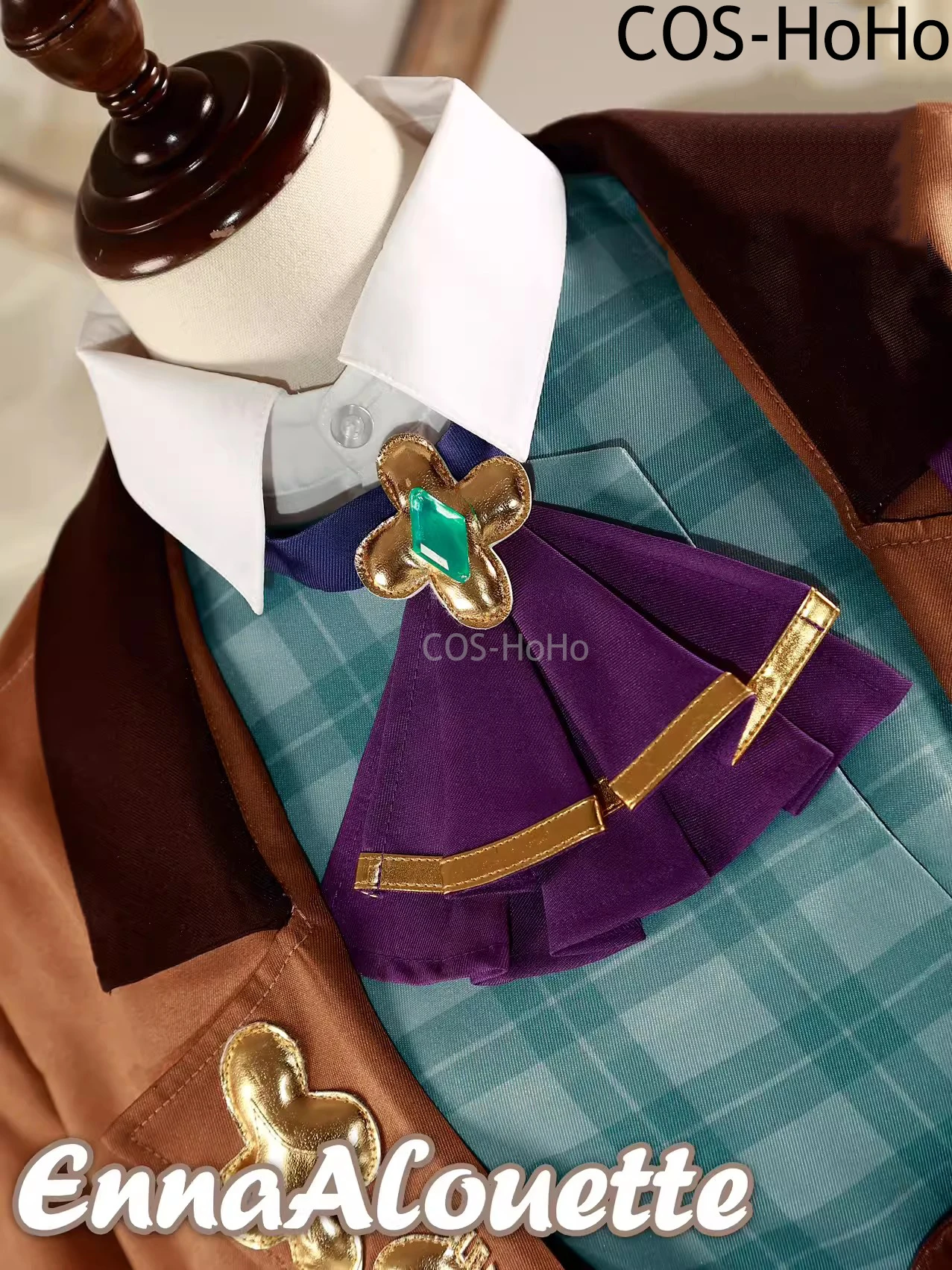 COS HoHo Vtuber Nijisanji Enna Alouette Paradise Bird New Clothes  