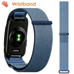 Sport Nylon Braided Velcro Loop Watch Strap Bracelet - Garmin CIRQA (W - Blue)