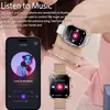 1.75-inch HD Curved Screen Fashion Smart Watch Women Golden steel Bluetooth Call Health Monitoring IP68 Waterproof Sports Watch 4