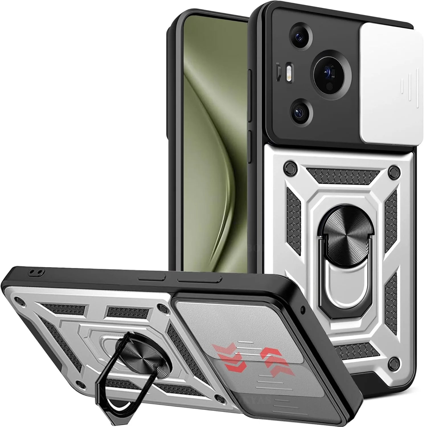 Ultimate Armor Case with Lens Protection & Magnetic Ring Holder