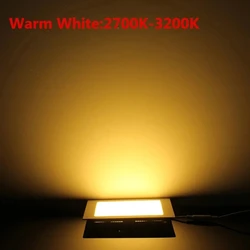 Sleek Dimmable LED Square Ceiling Panel Light - Free Shipping - Dimmable  25W (Warm White)