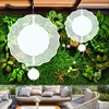 8 Pack 8 Inch Sublimation Wind Spinner Blanks,3D Double Sided Sublimation Wind Powered Kinetic Sculpture For Garden Outdoor 4