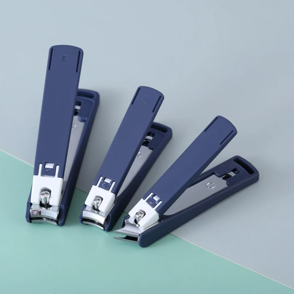 Nail clipper set professional nail clipper with catcher stainless steel nail cutting machine trimmer toe scissors clip catcher tools