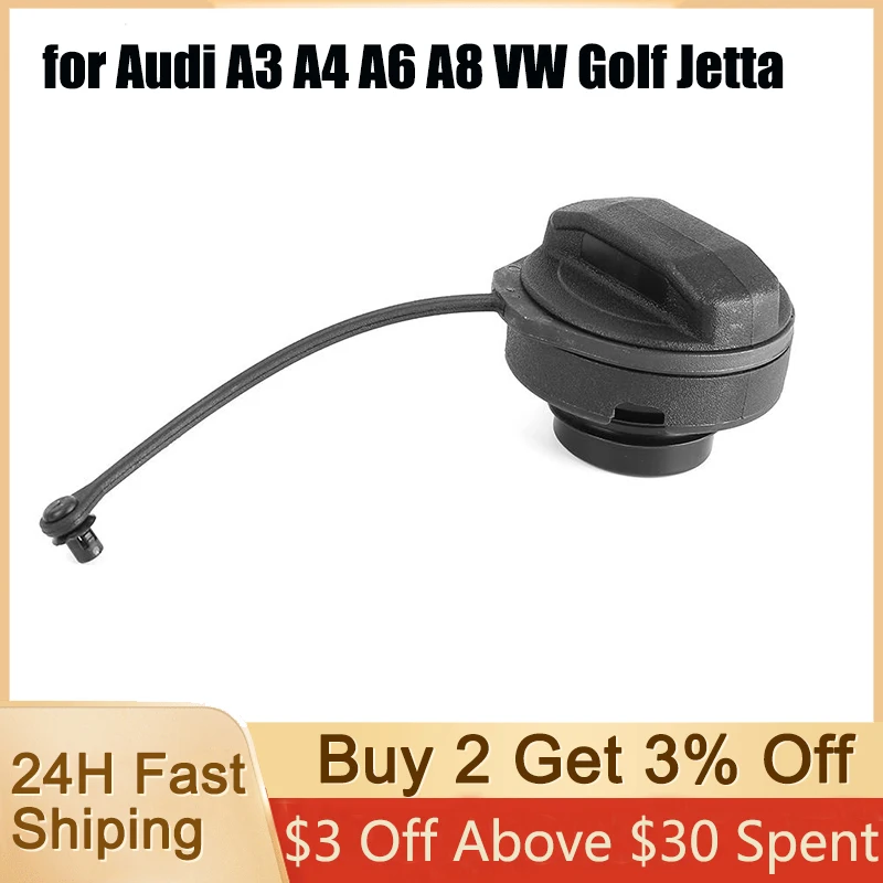 Gas Cap Fuel Filler Cap for Audi A3 A4 A6 A8 VW Golf Jetta Passat Touareg Fuel Filler Replacement Car Accessories fuel tank cap oil fuel cap