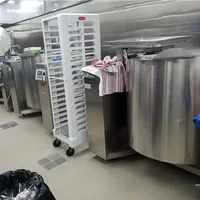 Marmite de cuisson industrielle électrique à induction personnalisée avec agitateur à pales inclinable pour usage commercial 4